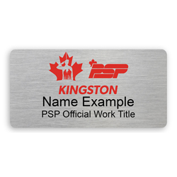 PSP KINGSTON Name Badge